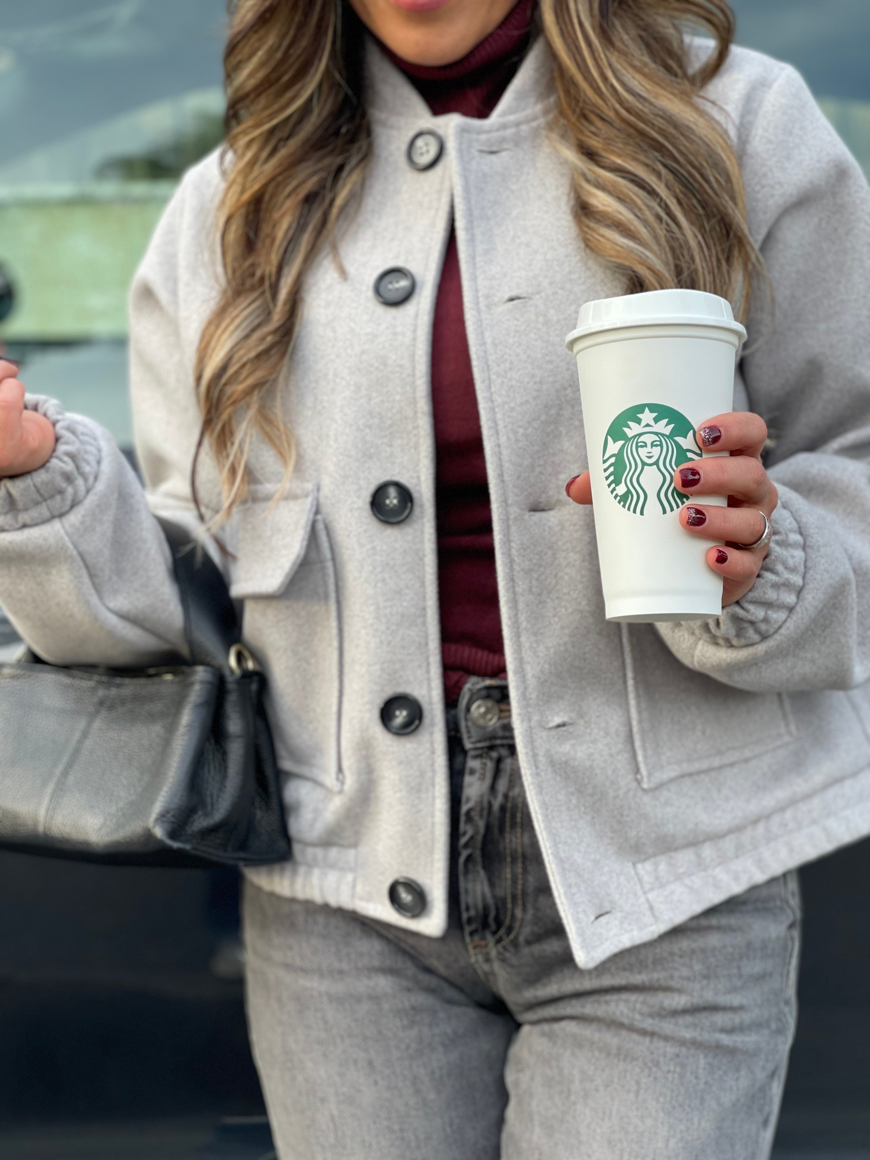 Bomber Graciela Gris