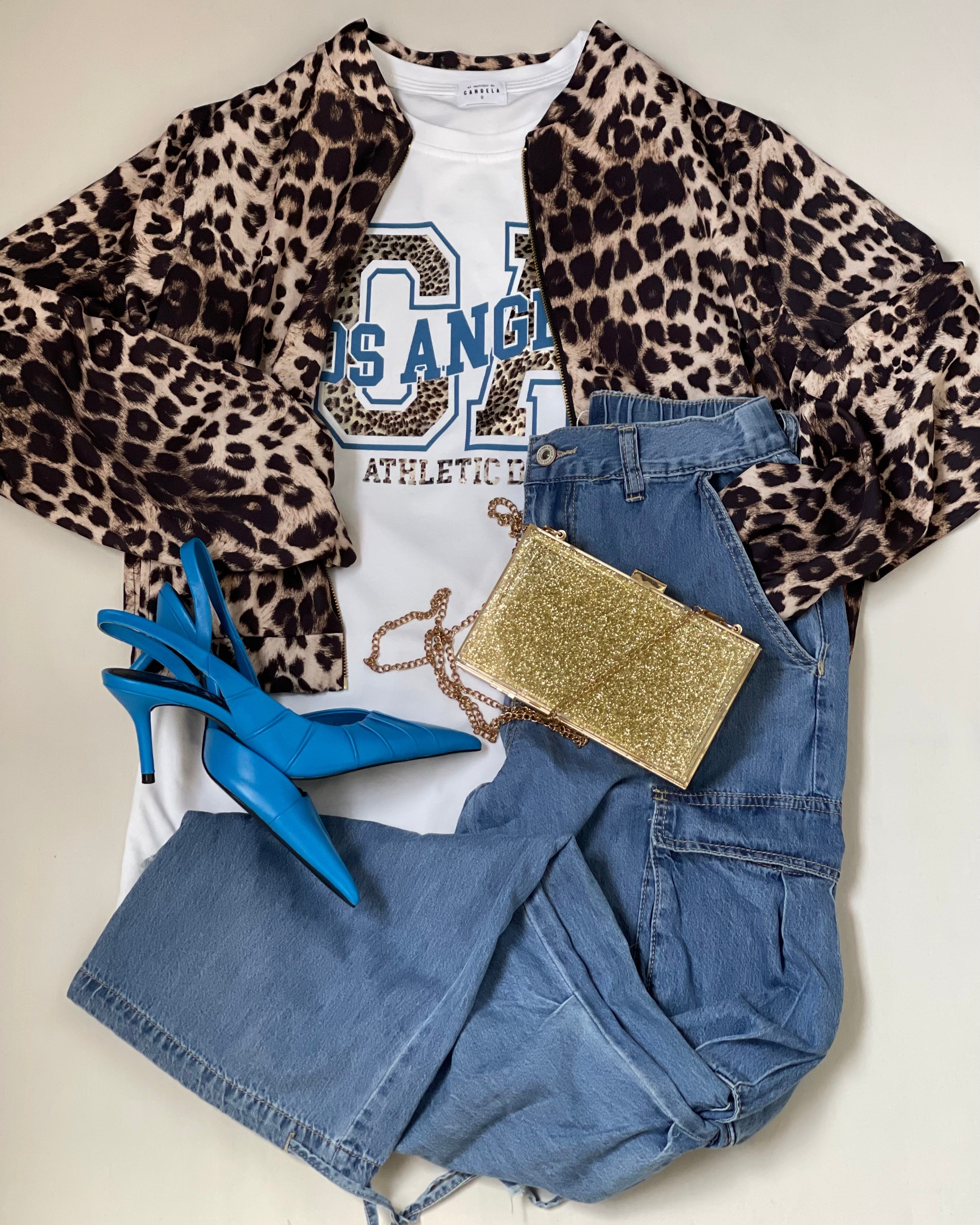 CAMISETA L.A leopardo