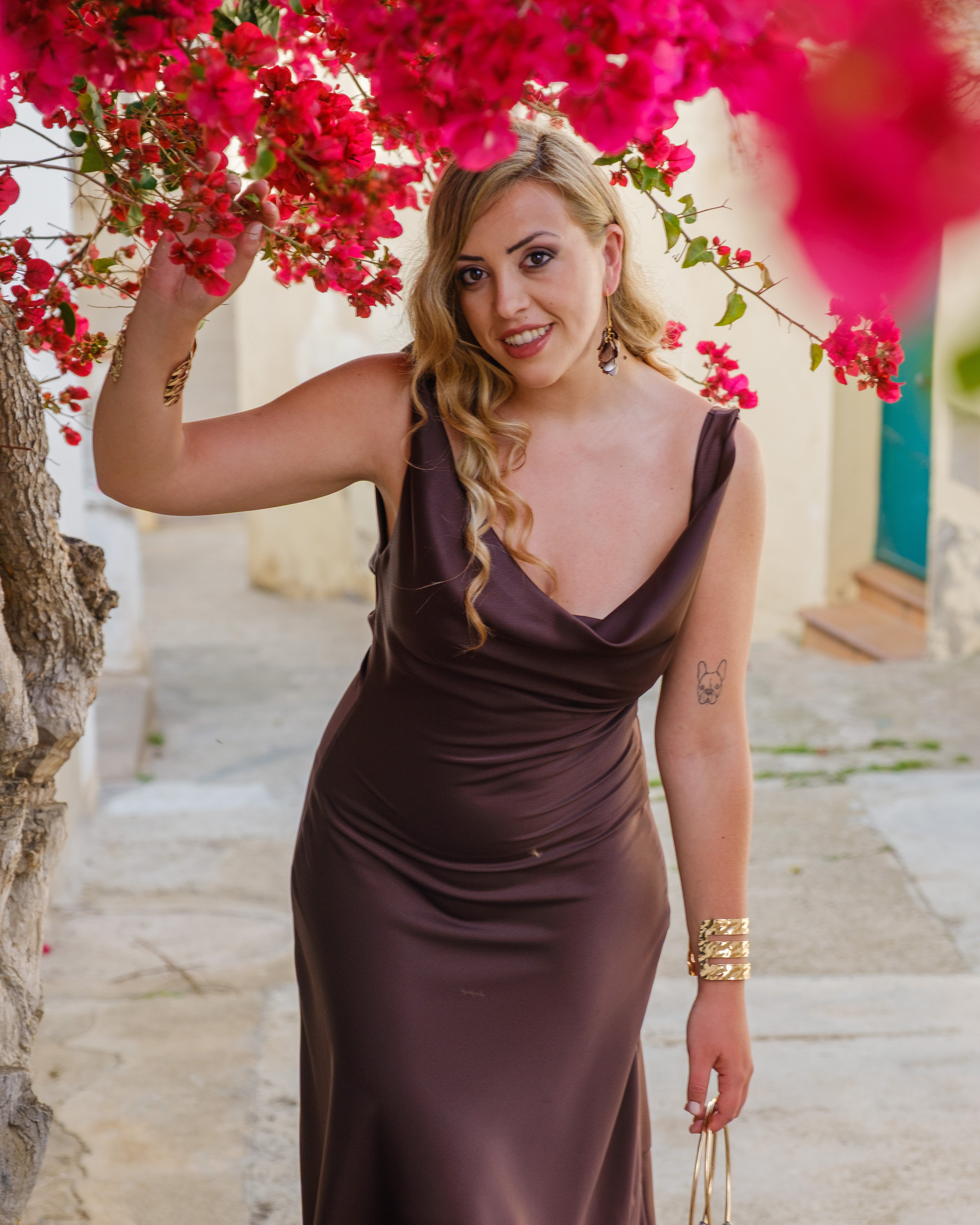 Vestido Ameli Marrón