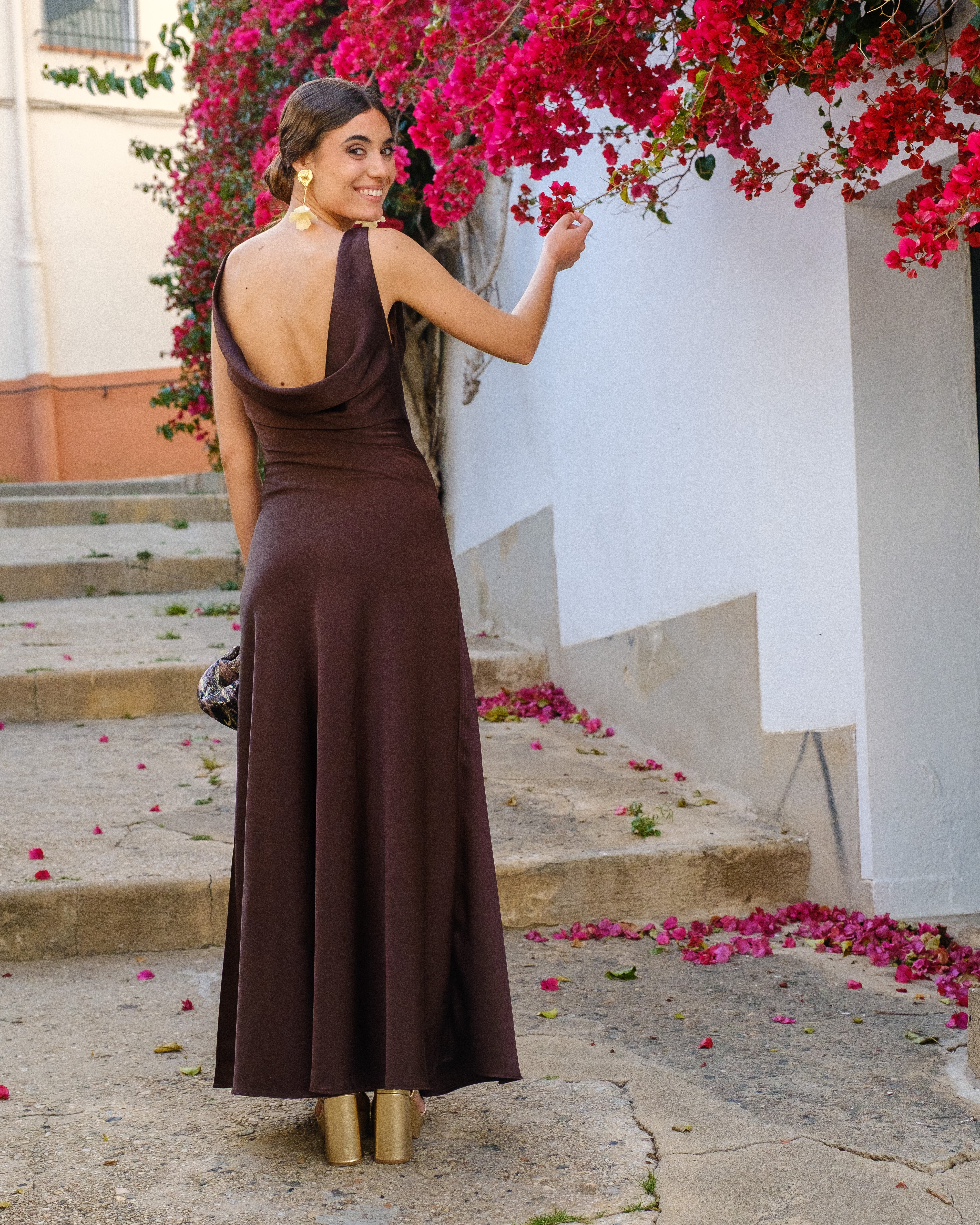 Vestido Ameli Marrón