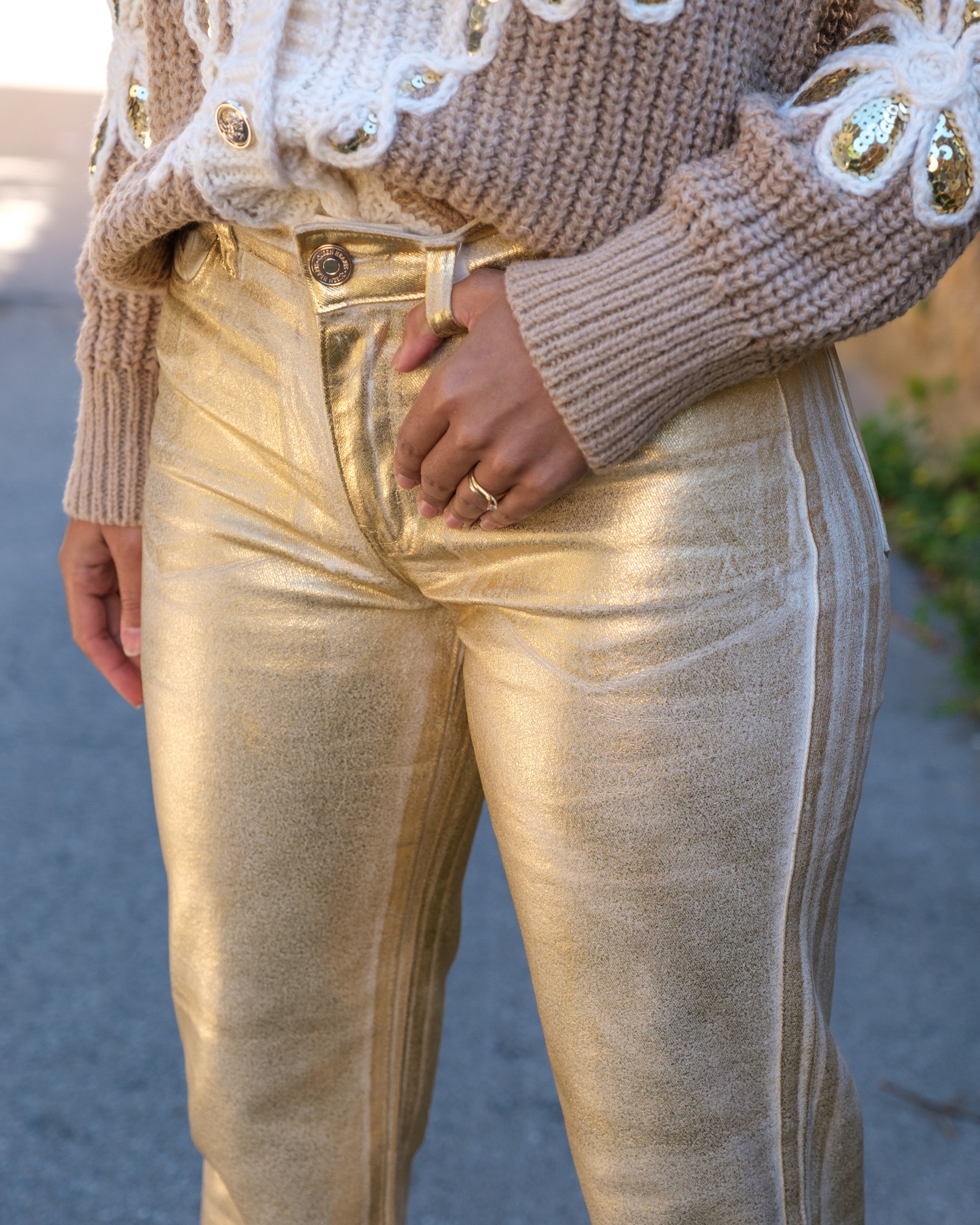 Jean Beige Gold