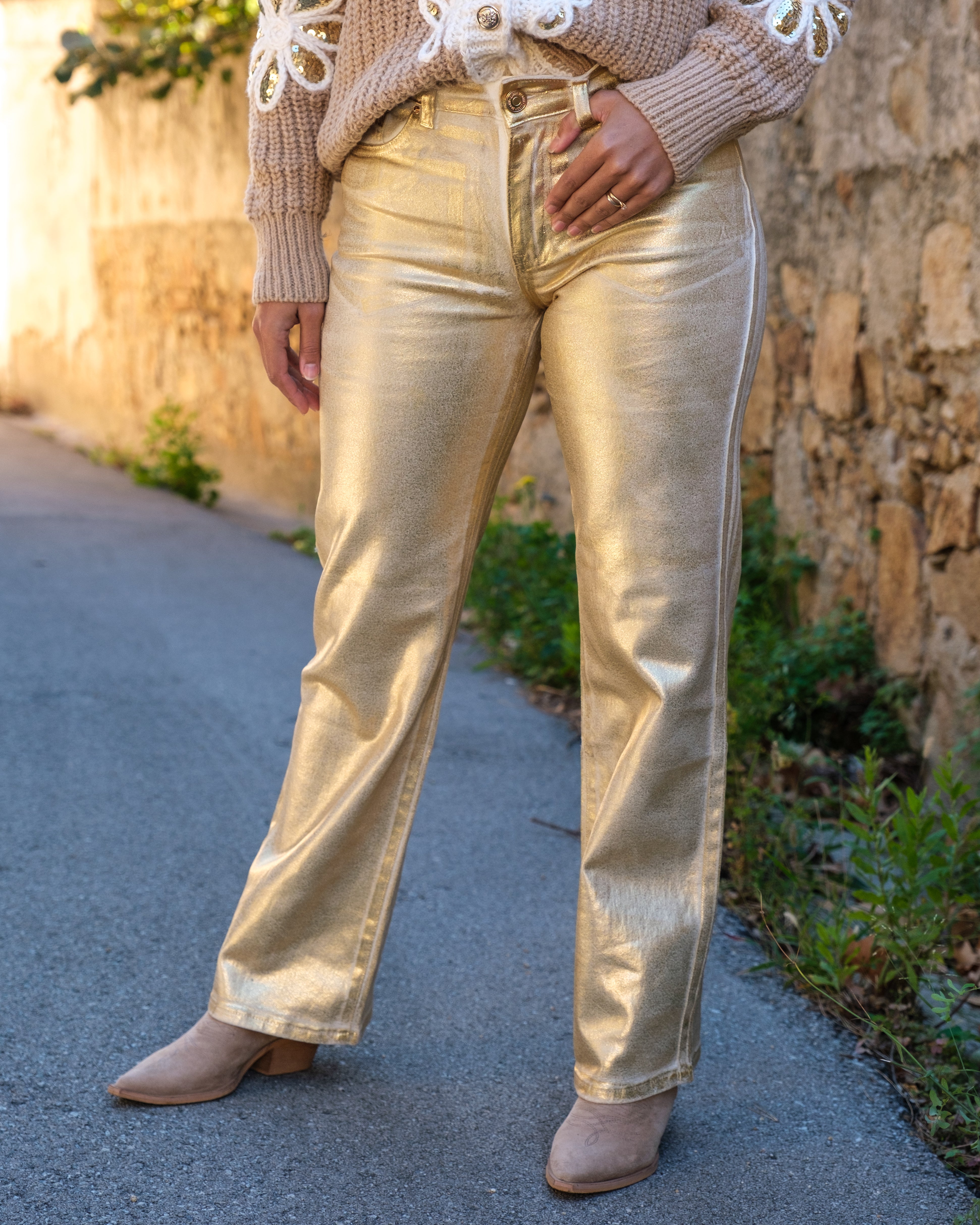 Jean Beige Gold