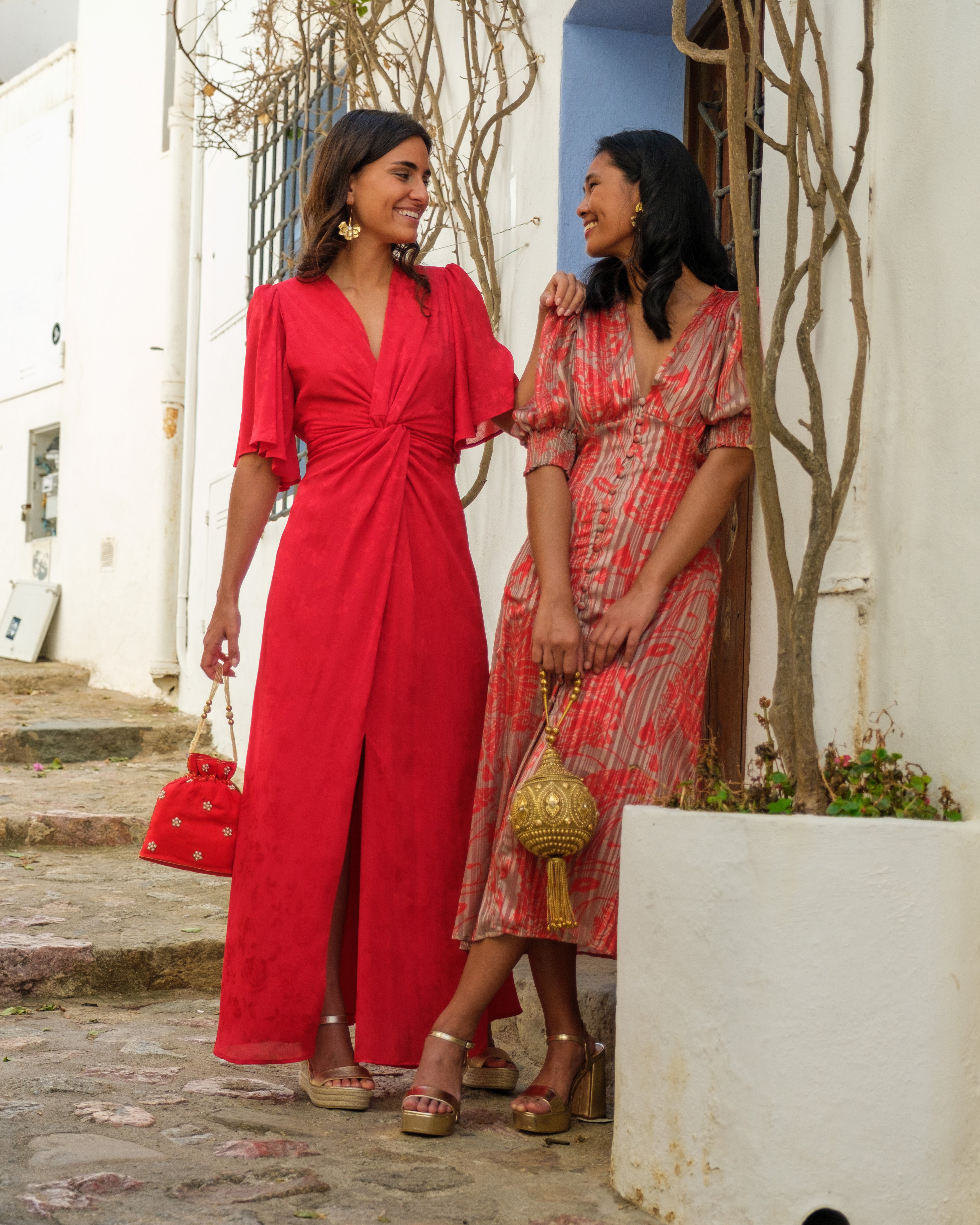 Vestido Oriente Rojo