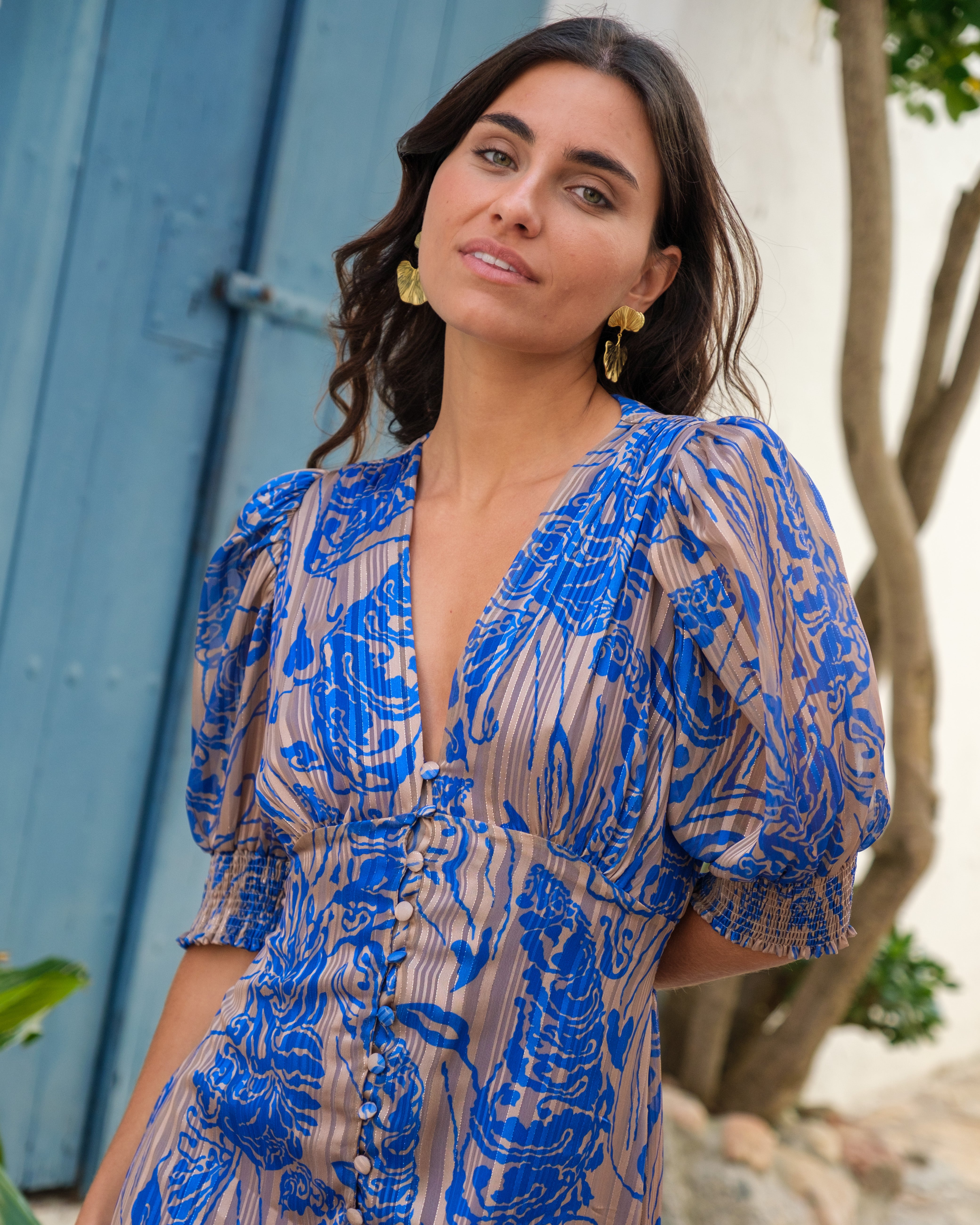 Vestido Oriente tinta