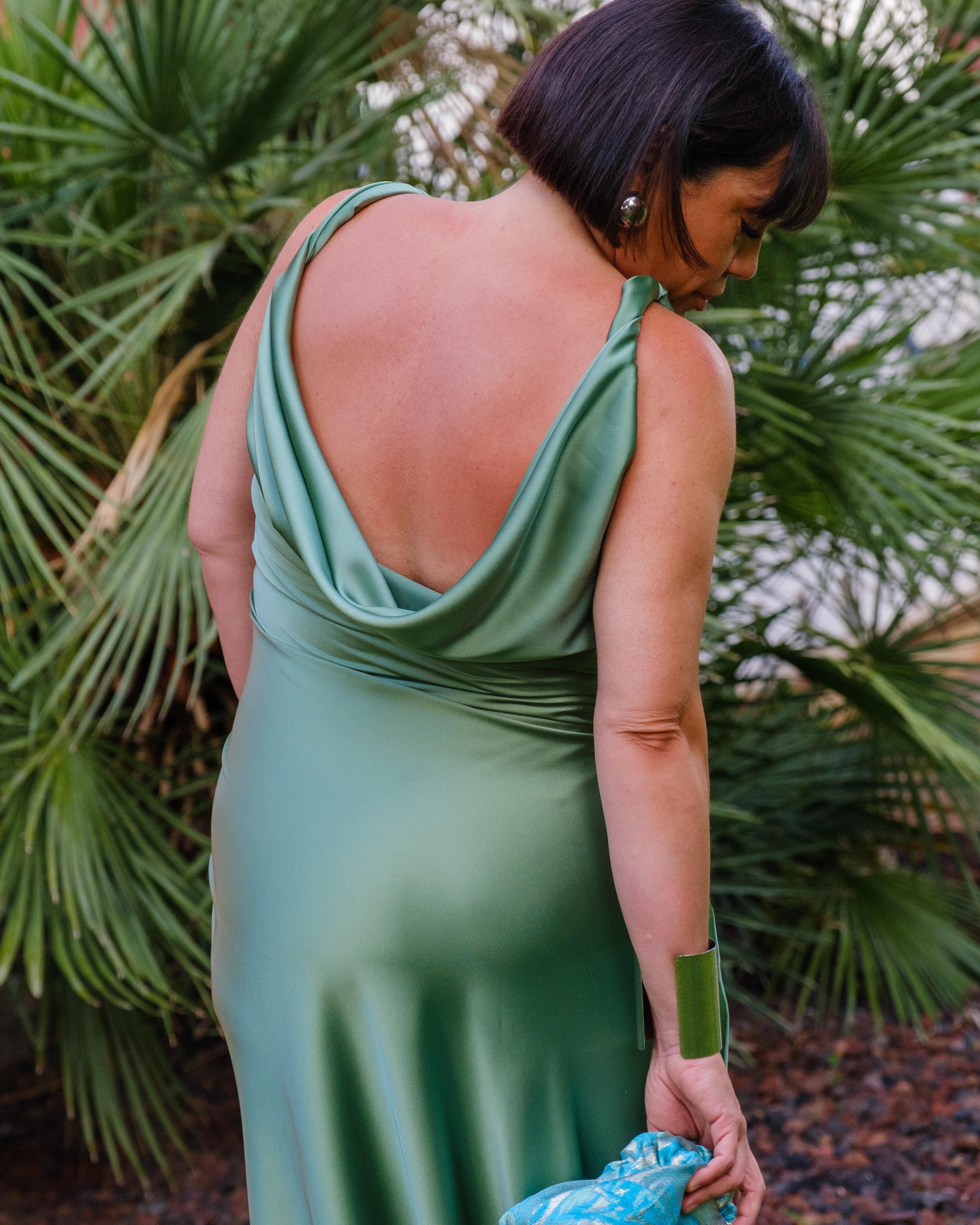 Vestido Ameli Verde Antiguo