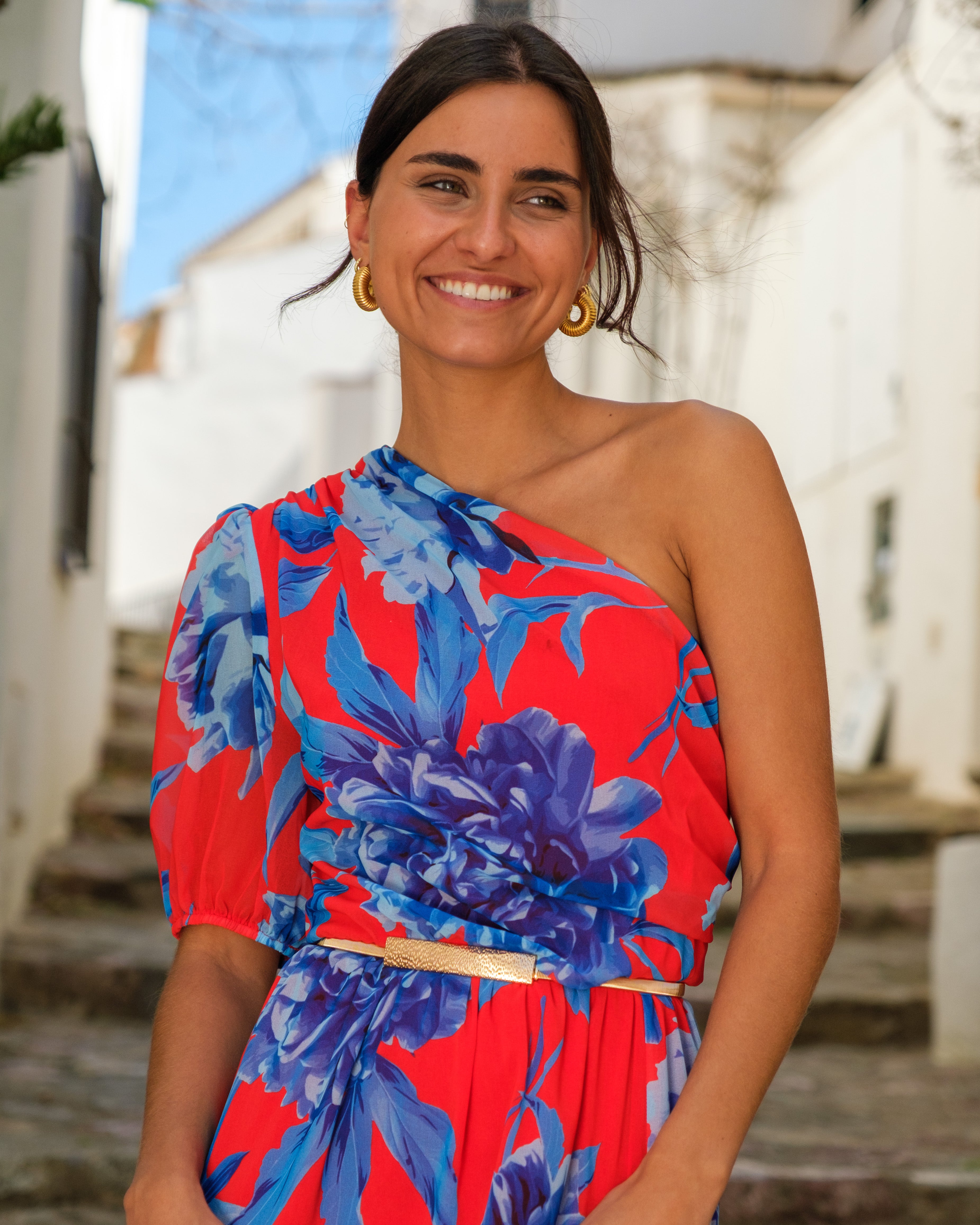 Vestido Magnolia Rojo