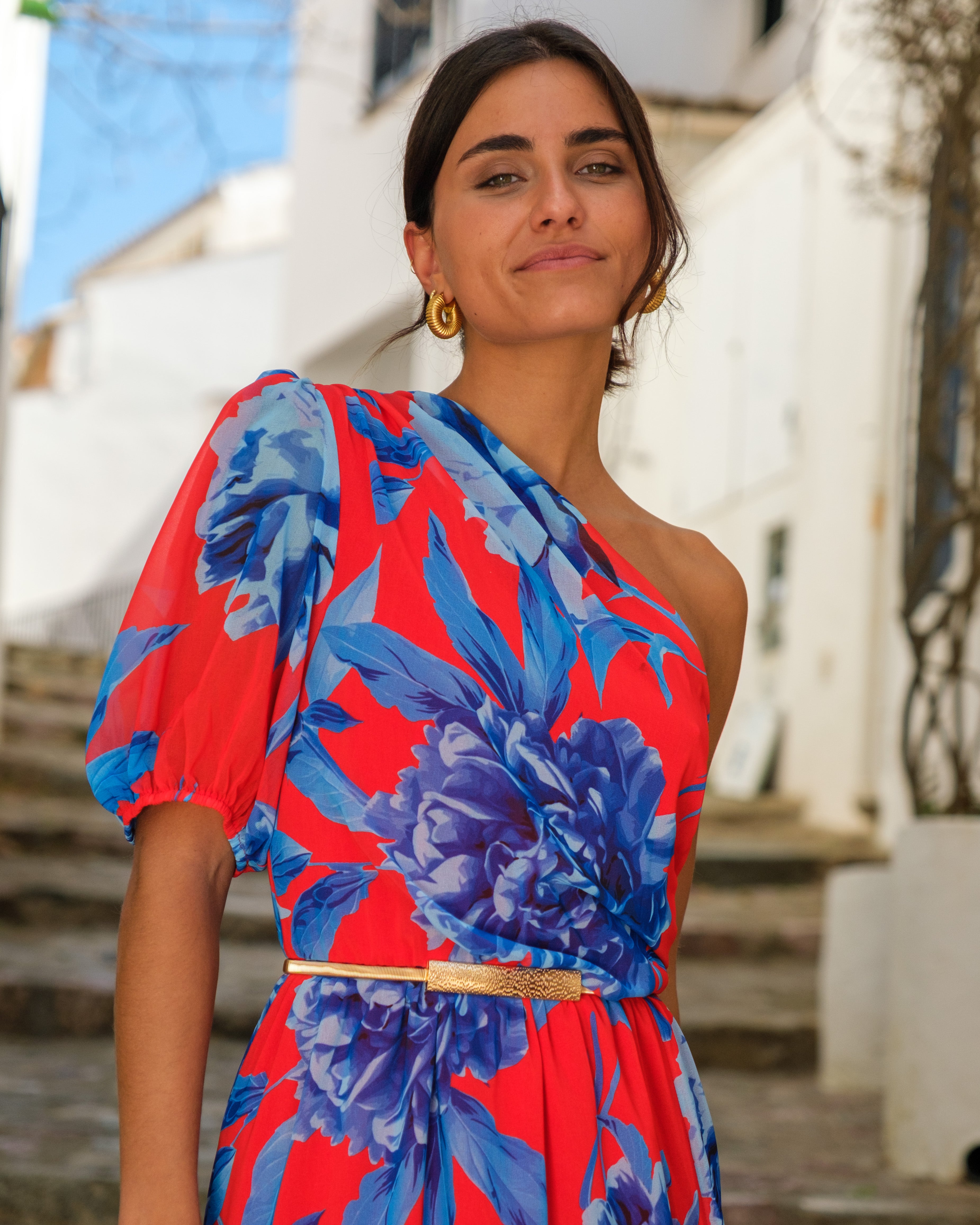Vestido Magnolia Rojo