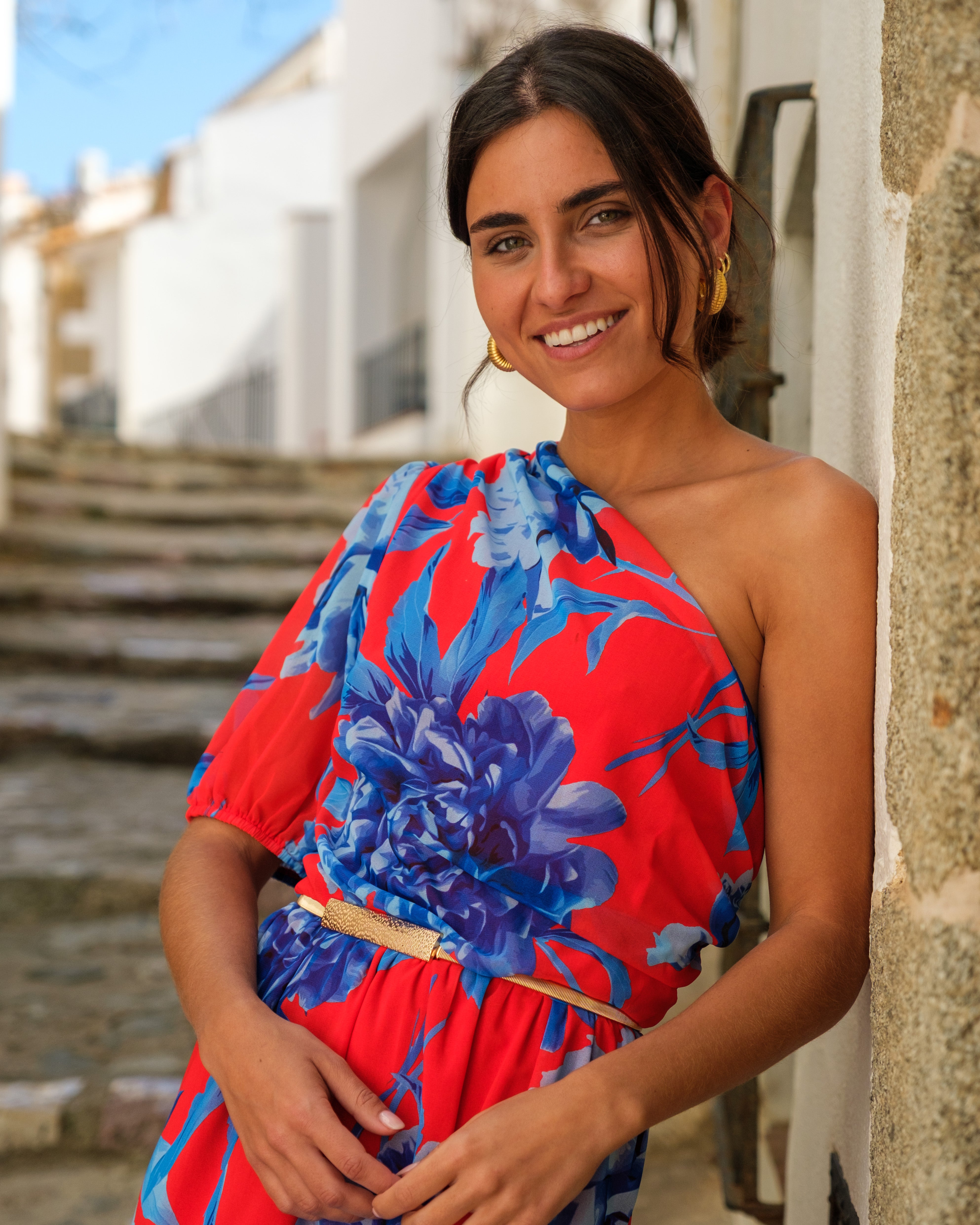 Vestido Magnolia Rojo