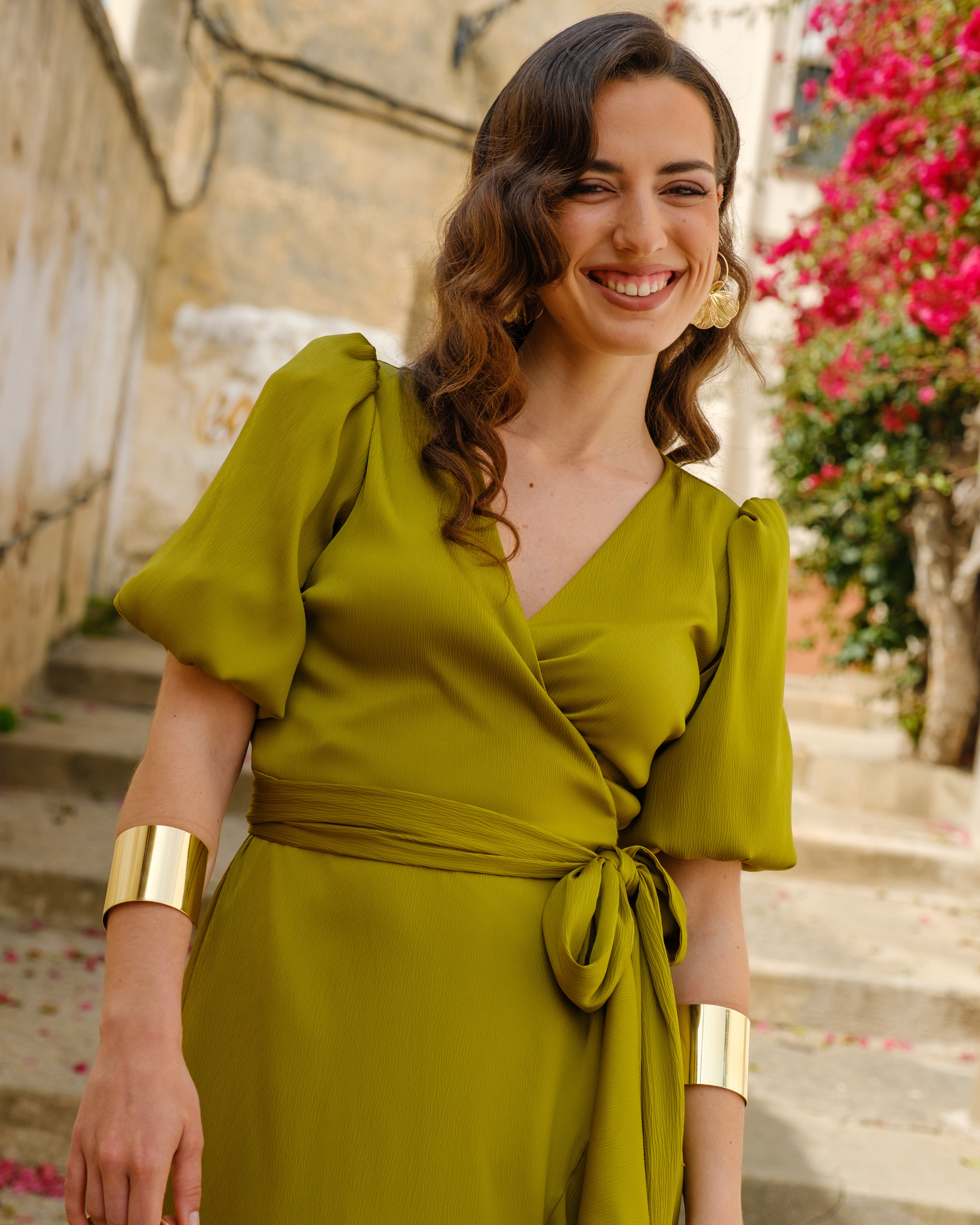 Vestido Lola Verde Aceite