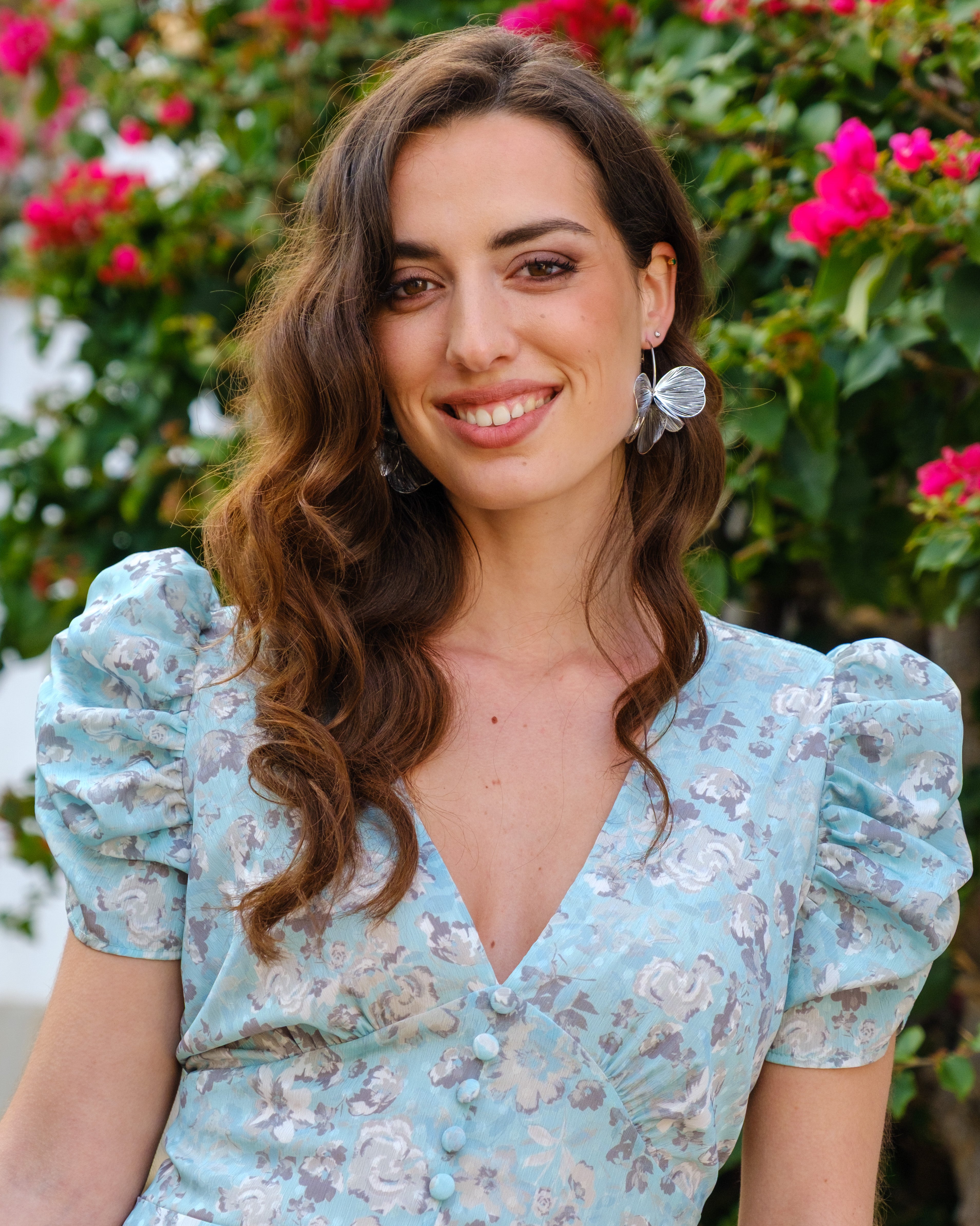 Pendiente Azucena plata