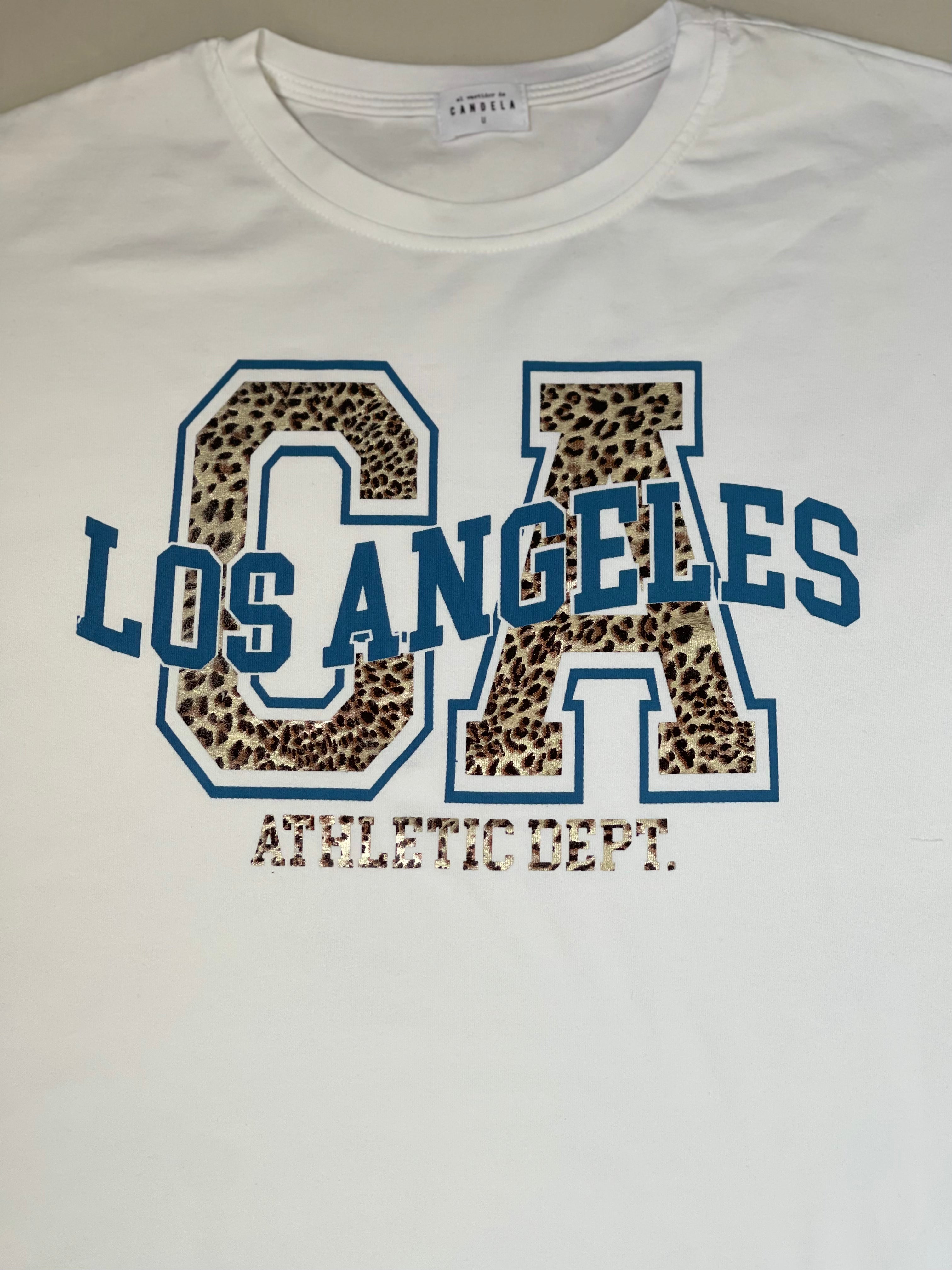 CAMISETA L.A leopardo