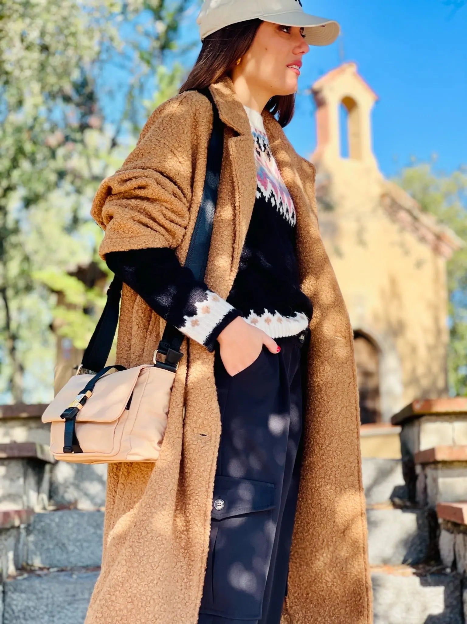 Bolso impermeable cierre beige elvestidordecandela