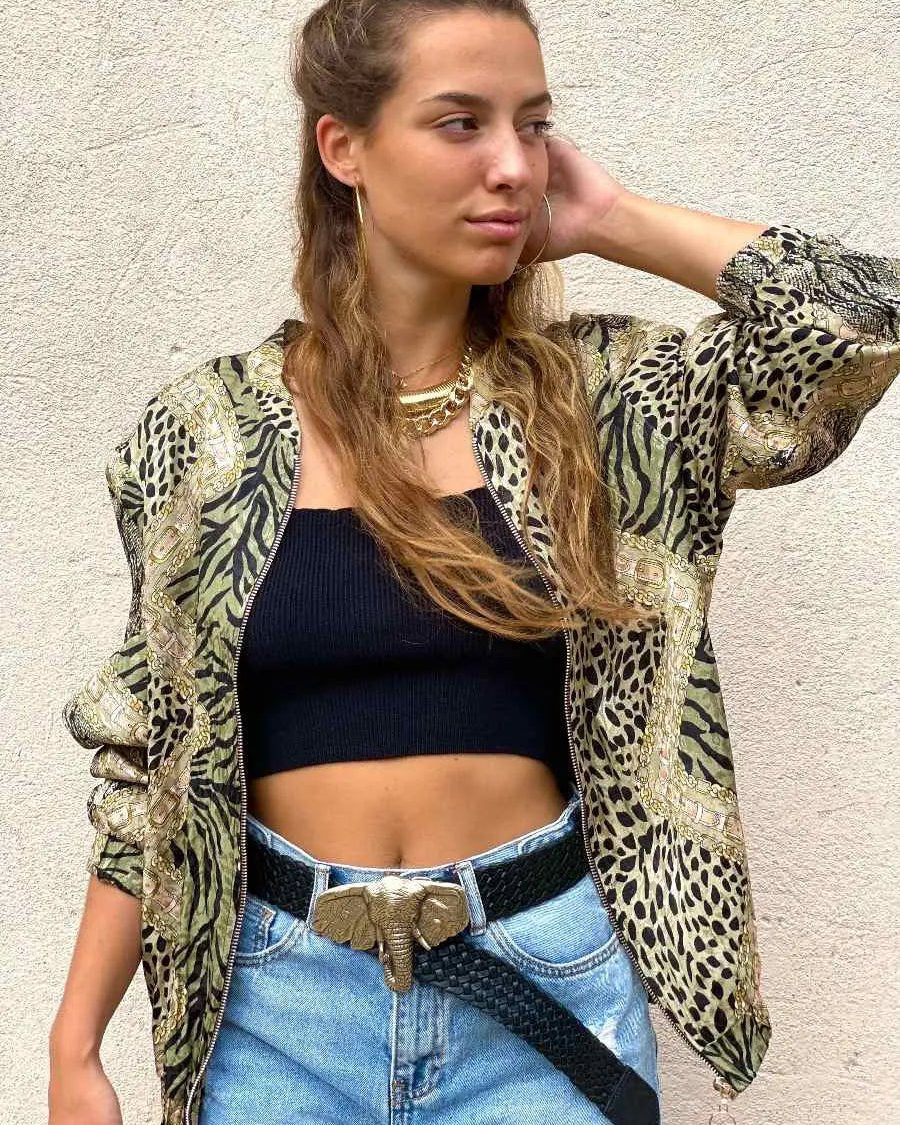 Bomber jacquard elvestidordecandela