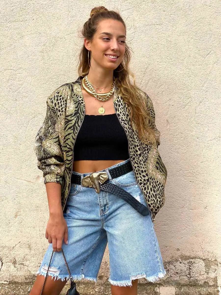 Bomber jacquard elvestidordecandela