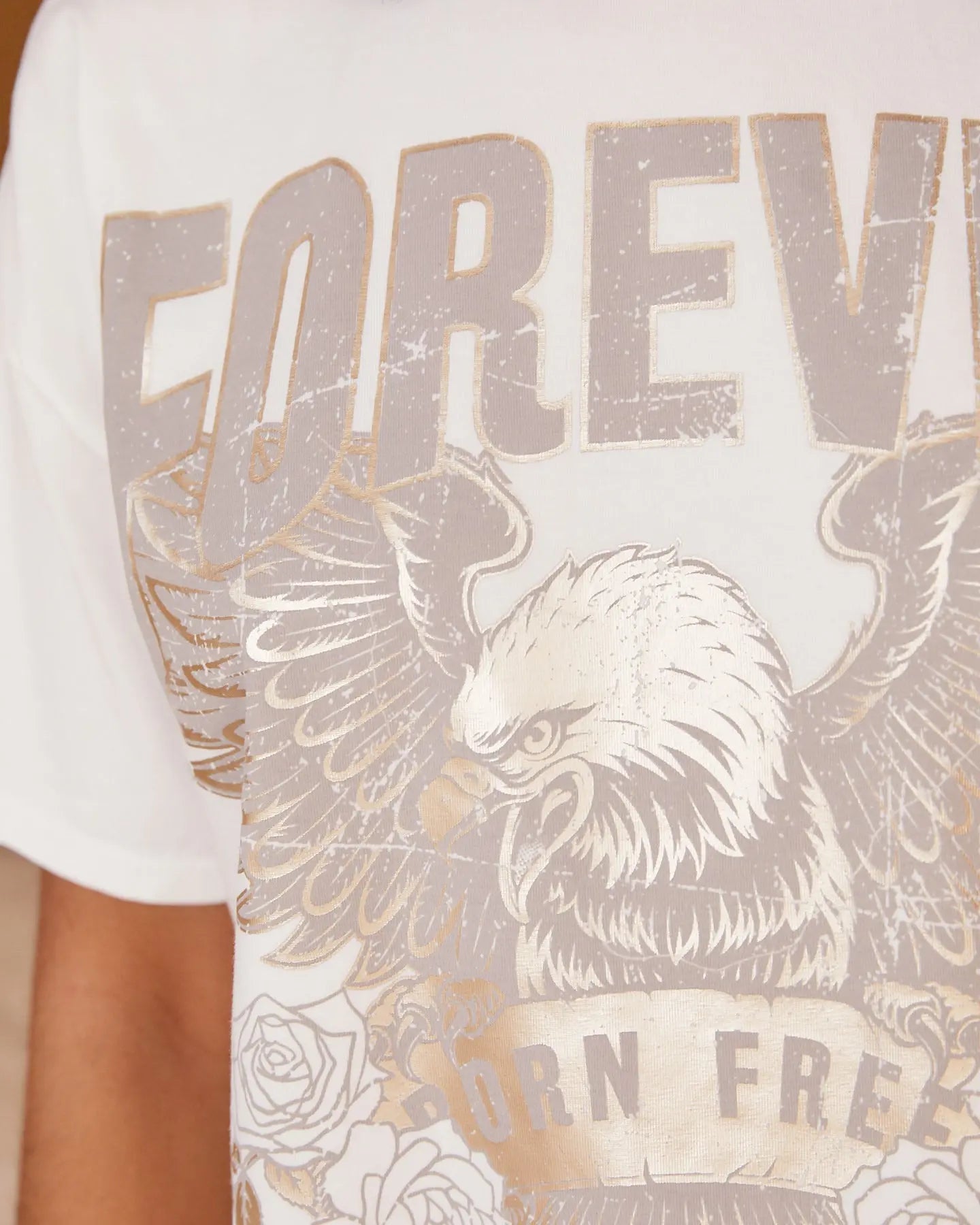CAMISETA FOREVER STRONG BLANCA elvestidordecandela