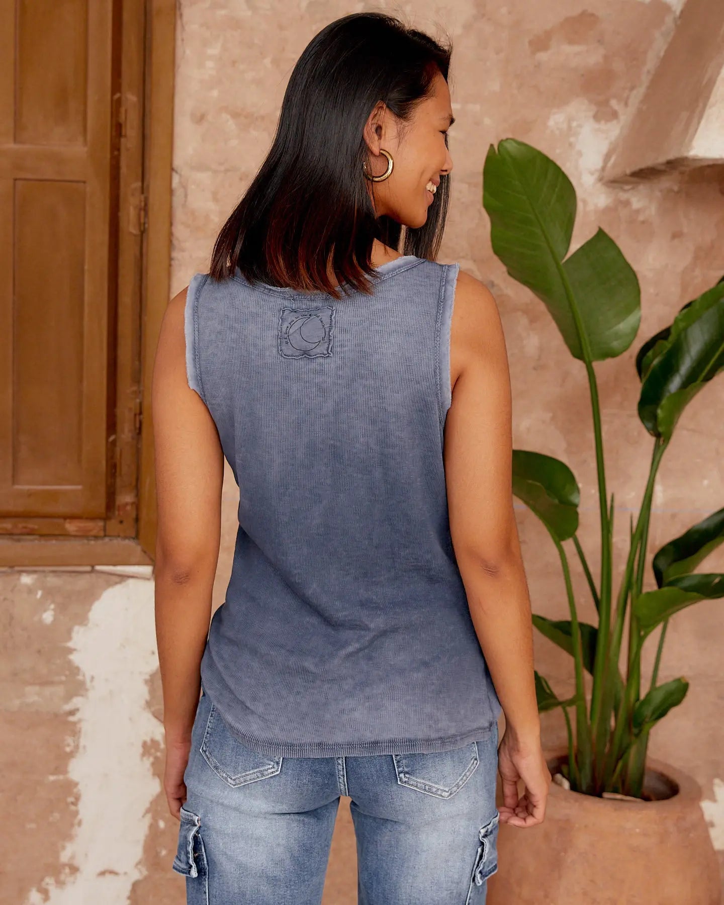 CAMISETA MOON AZUL elvestidordecandela