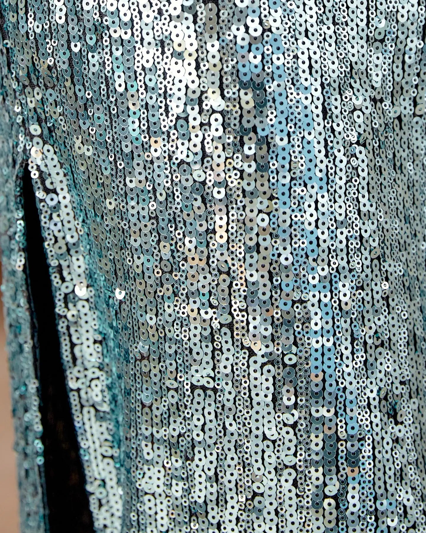 Falda lentejuelas verde agua elvestidordecandela
