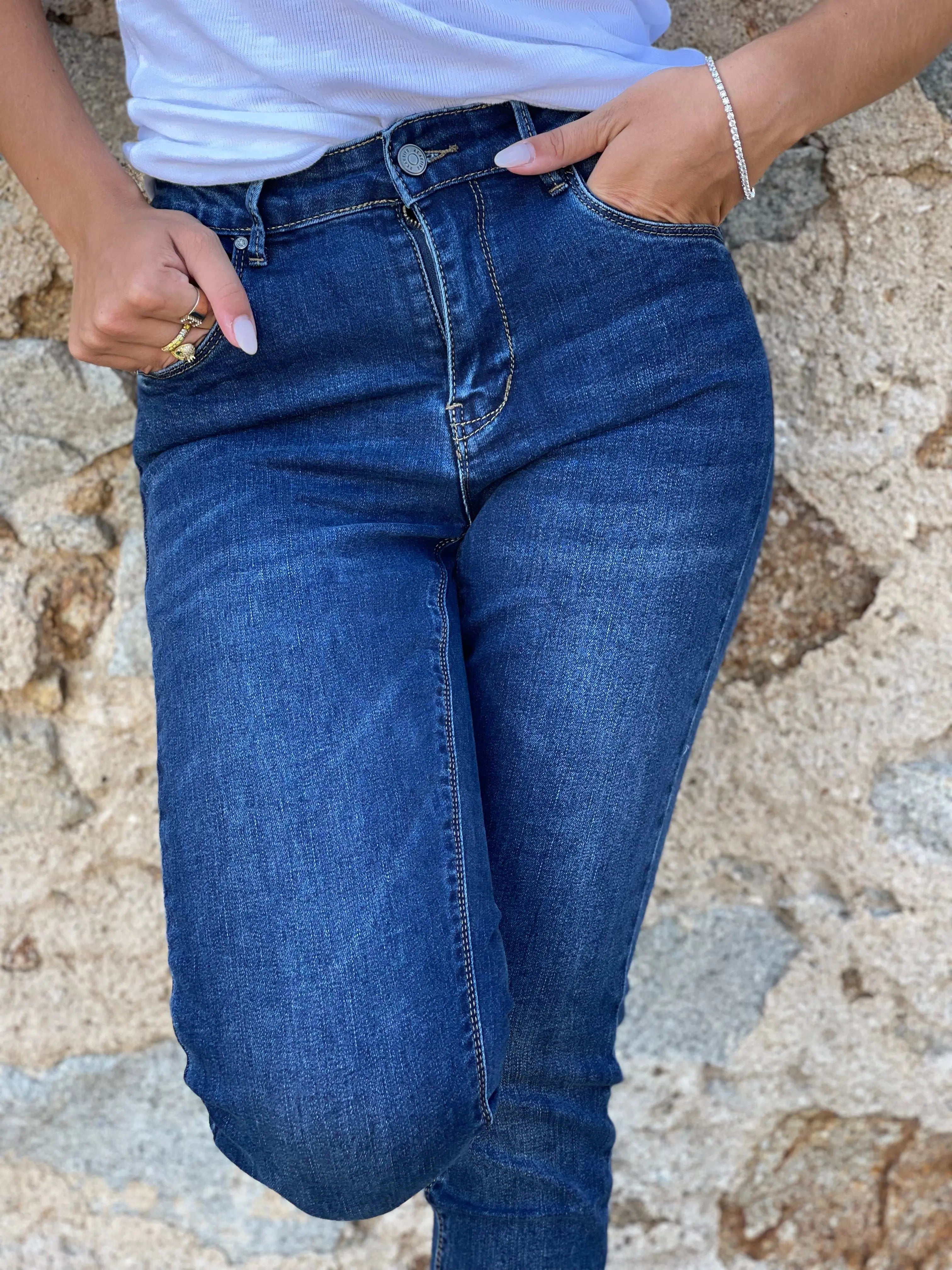 Jeans push-up azul elvestidordecandela