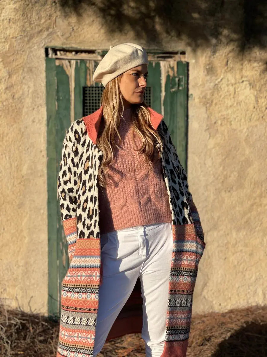 Jersey cropped trenzas rosa elvestidordecandela