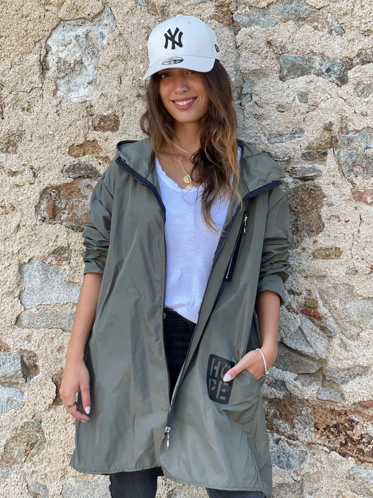 Parka HO-PE kaki elvestidordecandela