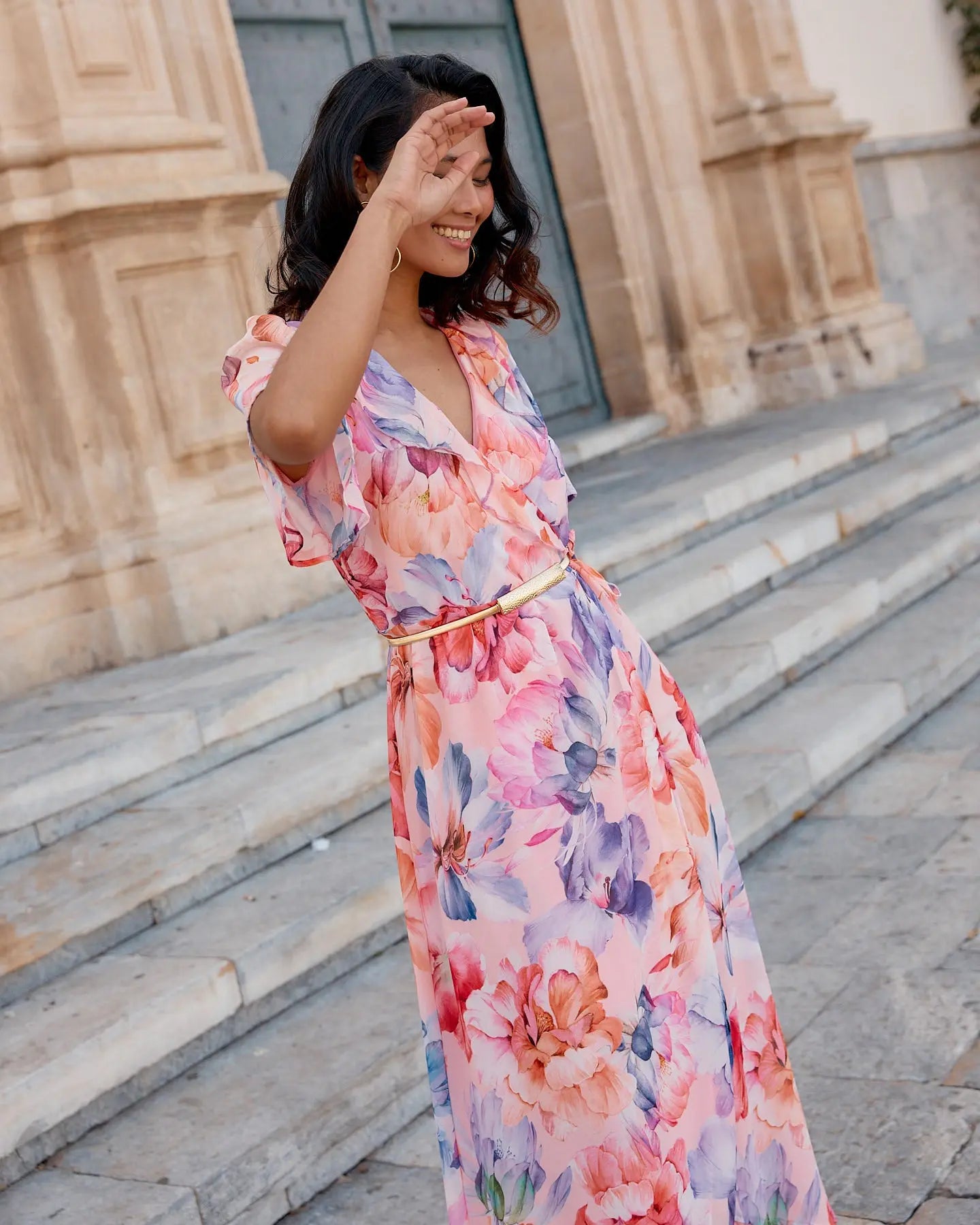 Vestido Sofía Rosa elvestidordecandela