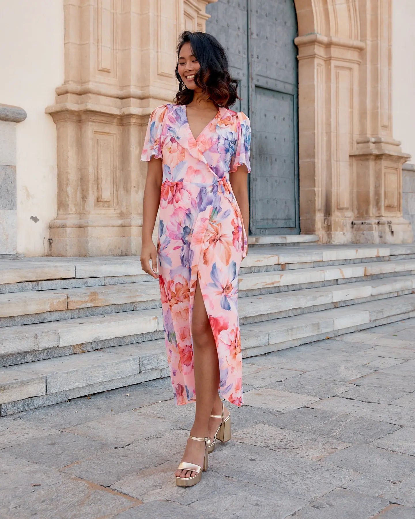 Vestido Sofía Rosa elvestidordecandela