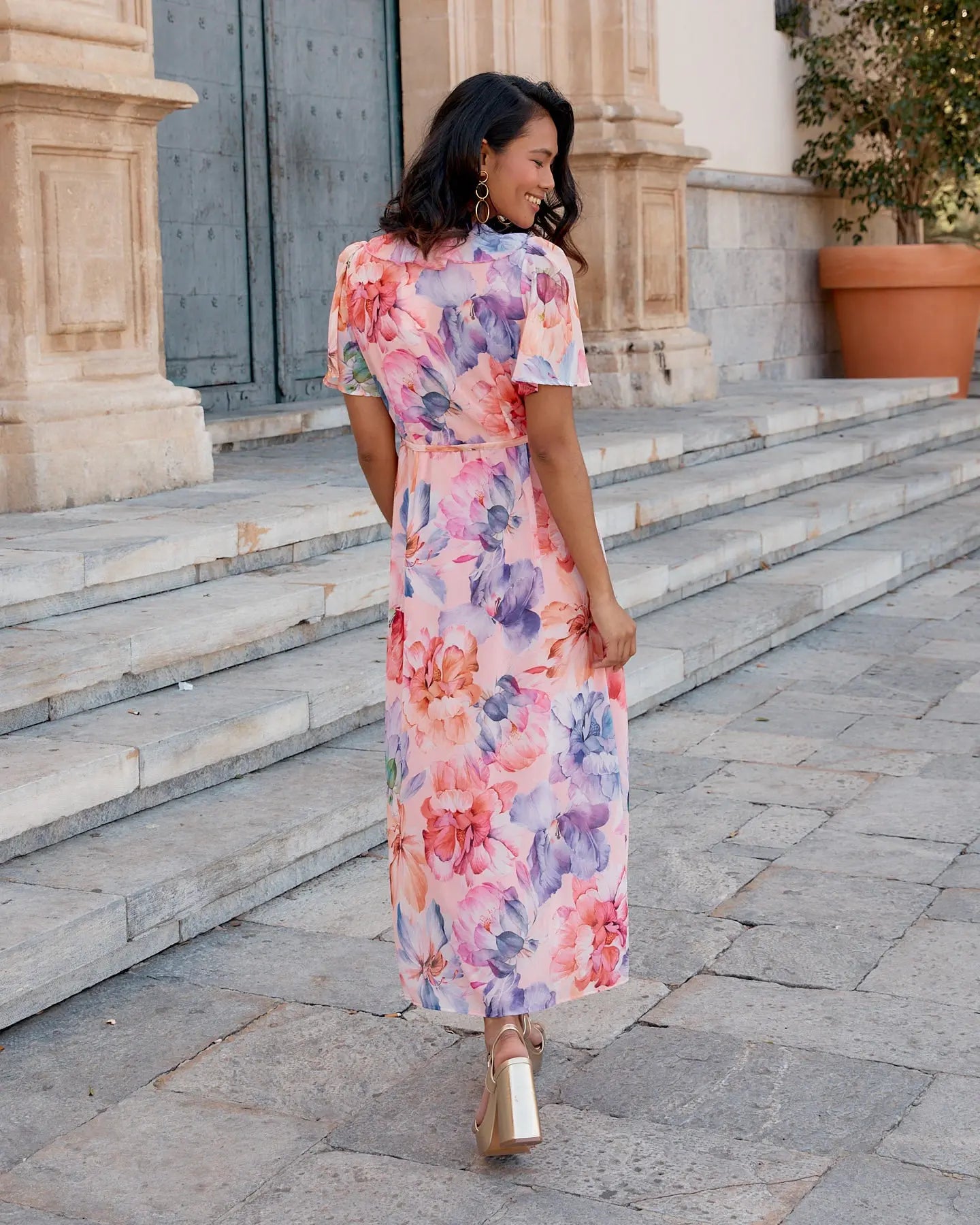 Vestido Sofía Rosa elvestidordecandela