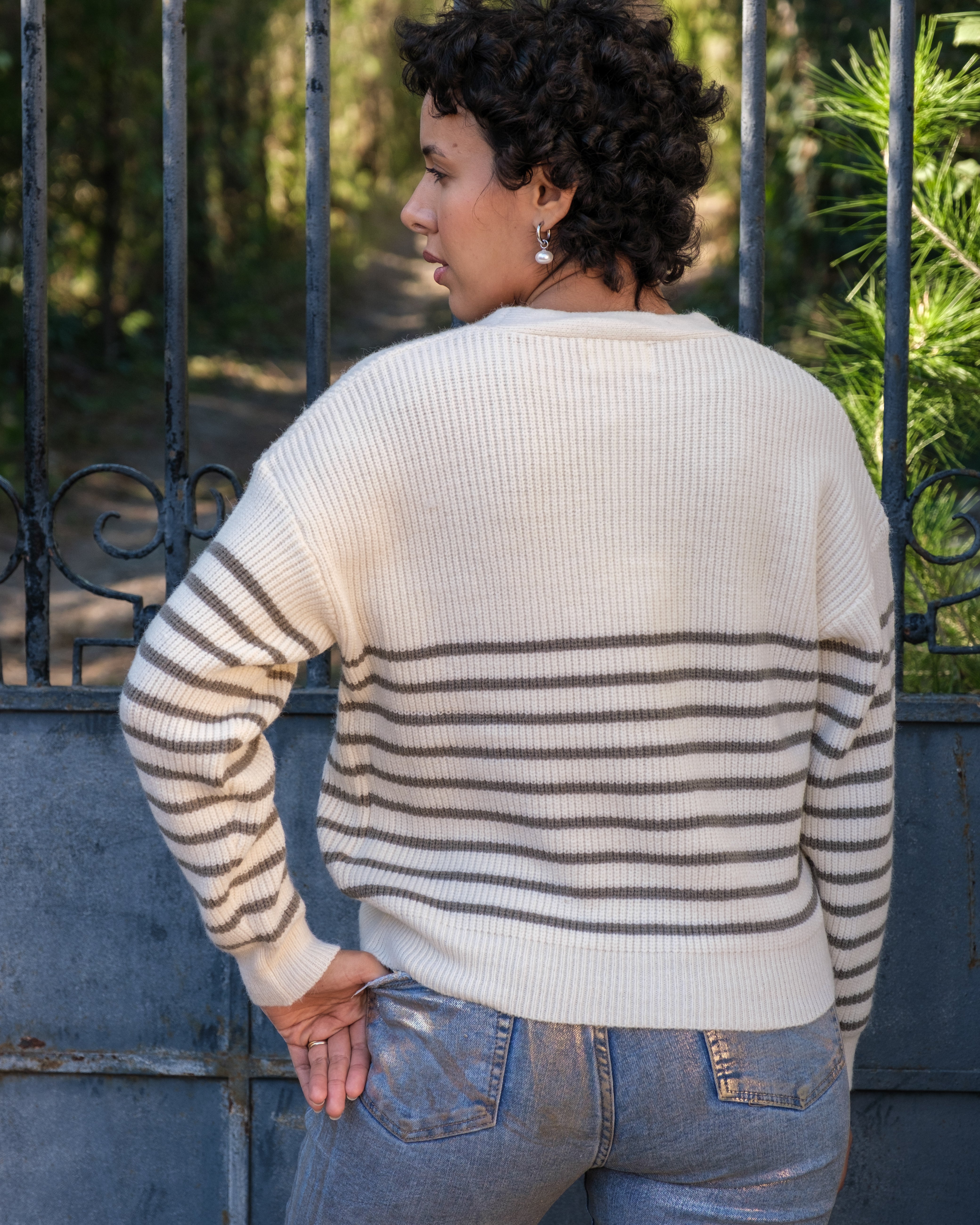 Cardigan Charlot taupe