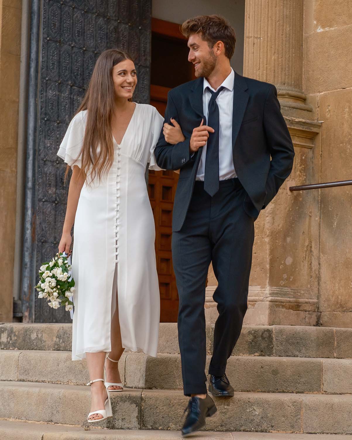 VESTIDO ÁGATA BLANCO ROTO