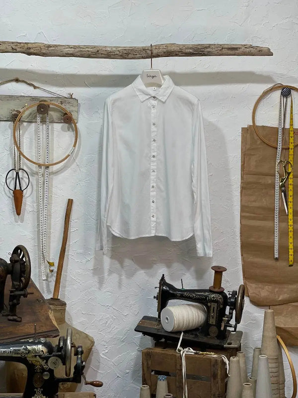 Camisa cuello solapa elvestidordecandela