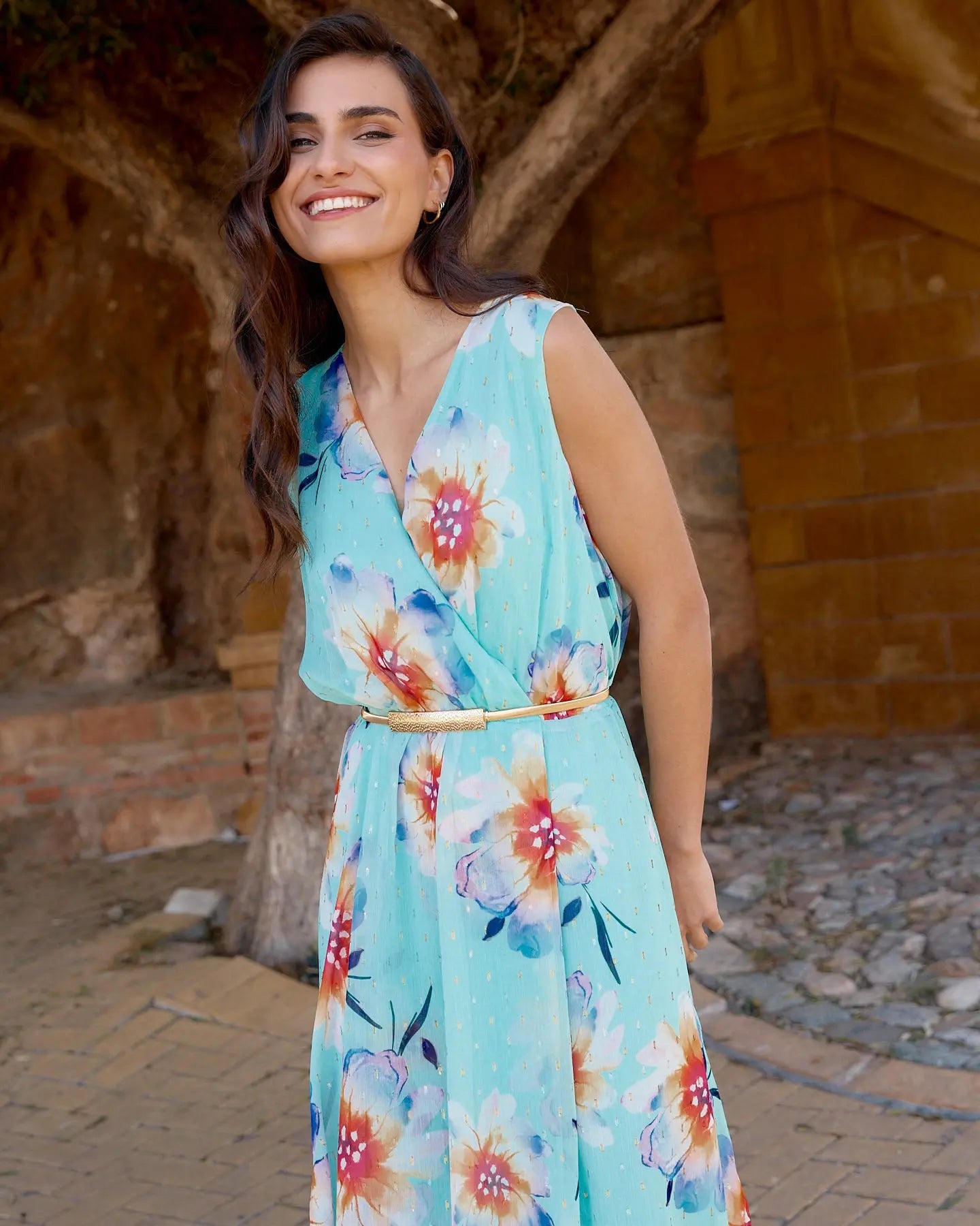 Vestido Matilda Verde Agua elvestidordecandela