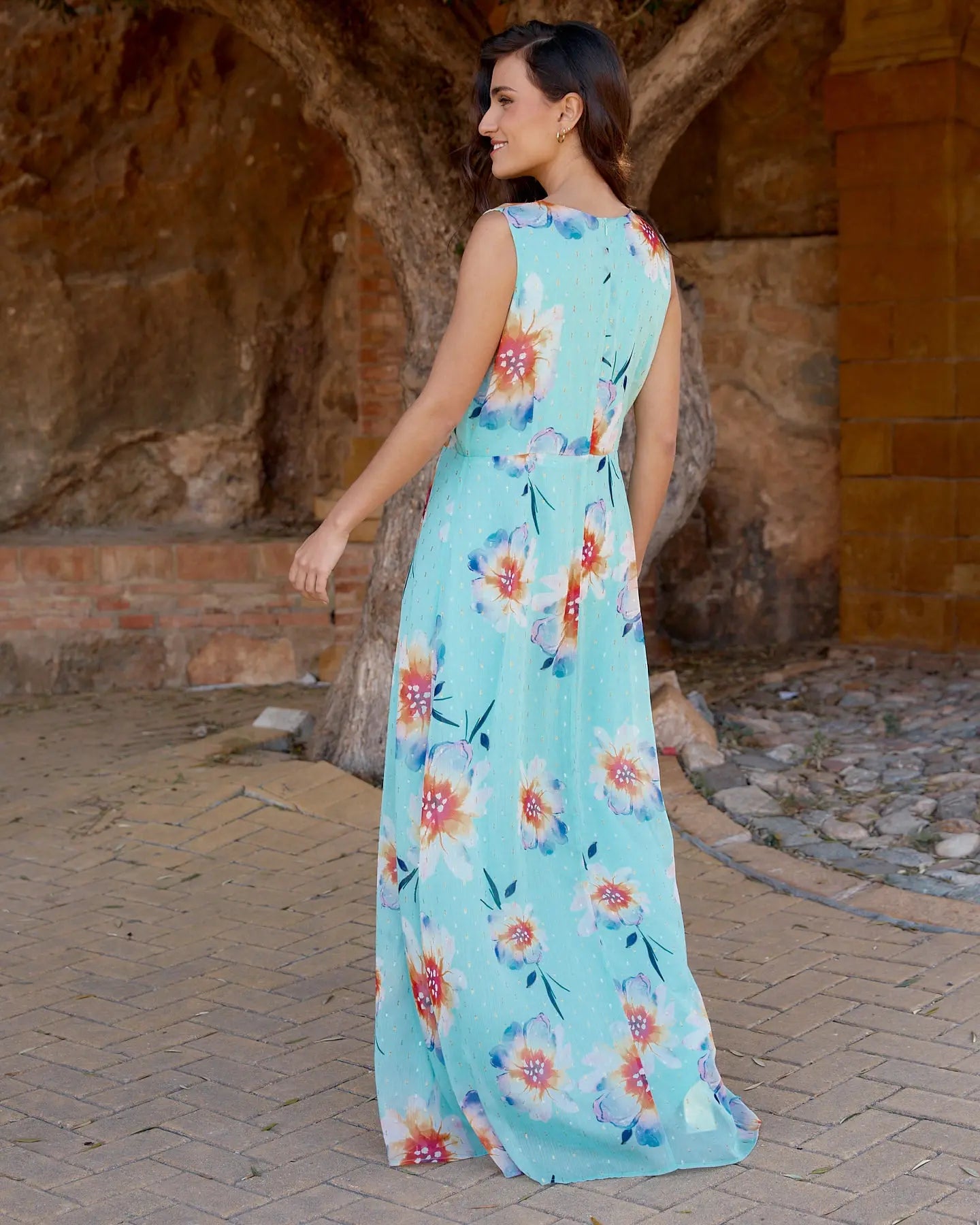 Vestido Matilda Verde Agua elvestidordecandela