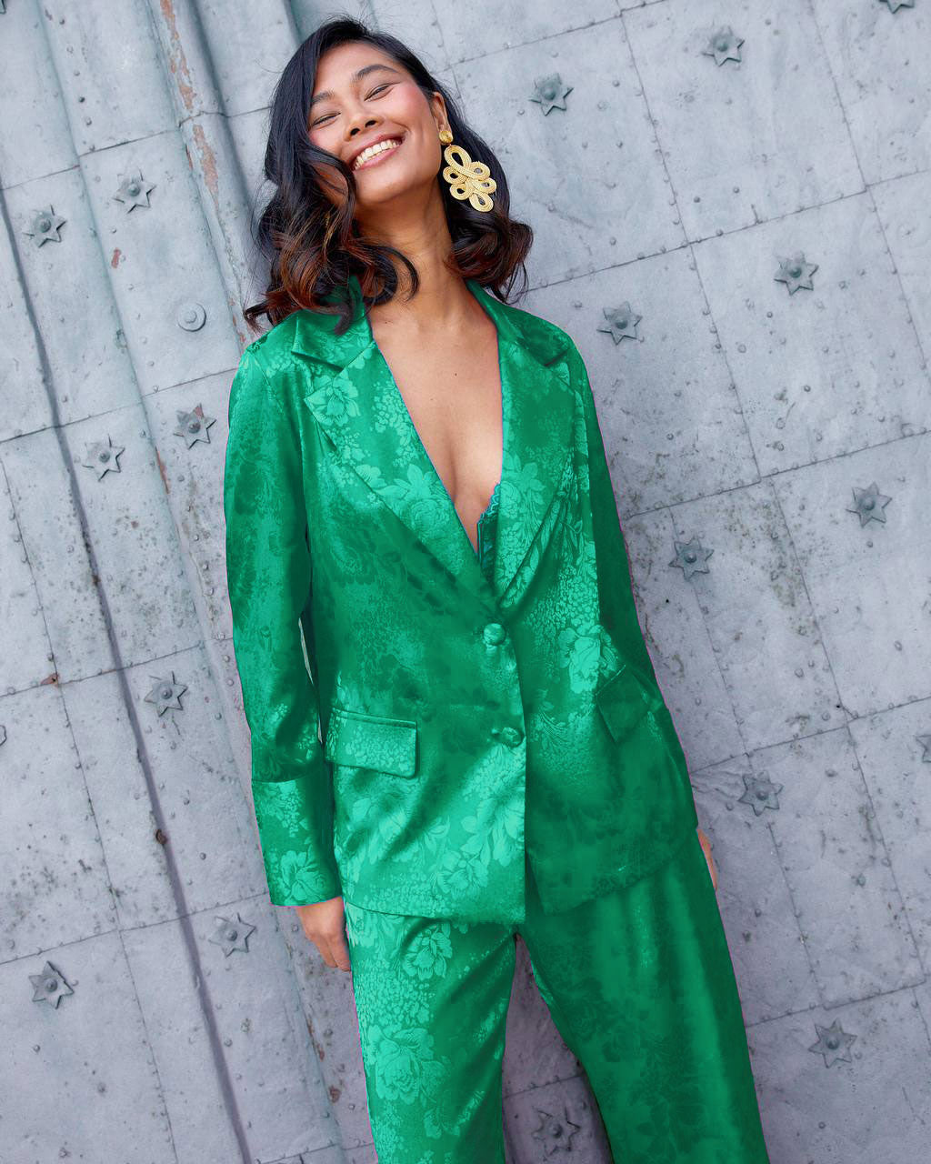 Traje Claudia verde elvestidordecandela